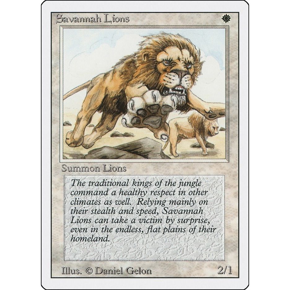 Image for Savannah Lions (3ED) - Magic: The Gathering