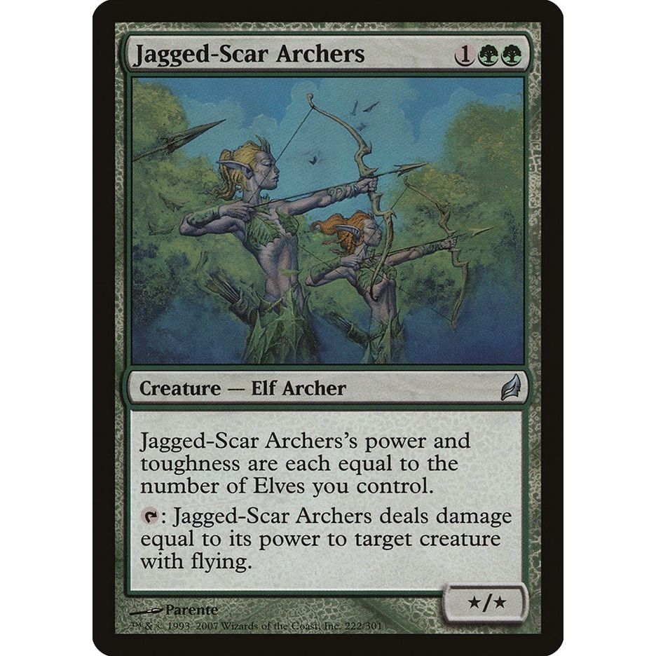 Image for Jagged-Scar Archers (222) (LRW) - Magic: The Gathering