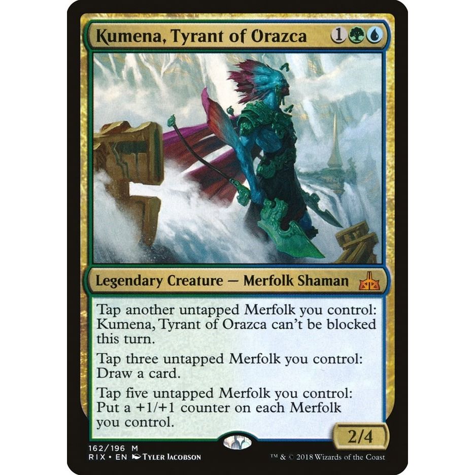 Image for Kumena, Tyrant of Orazca (162) (RIX) - Magic: The Gathering