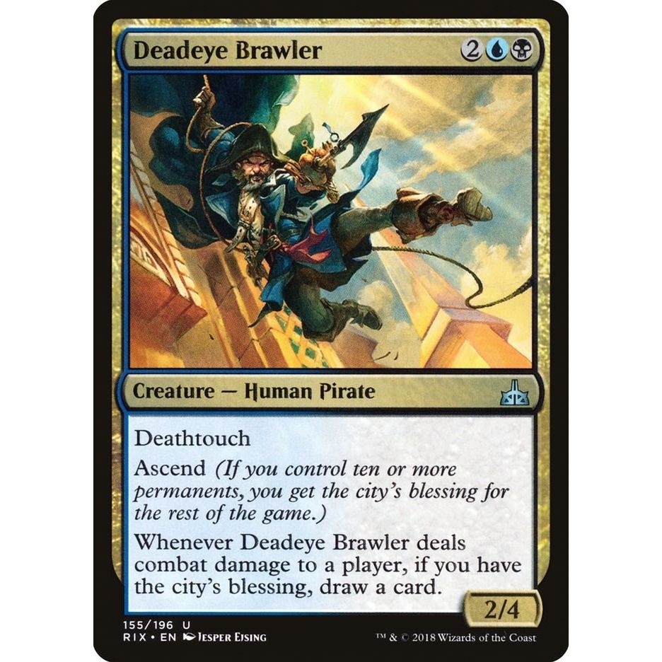 Image for Deadeye Brawler (155) (RIX) - Magic: The Gathering