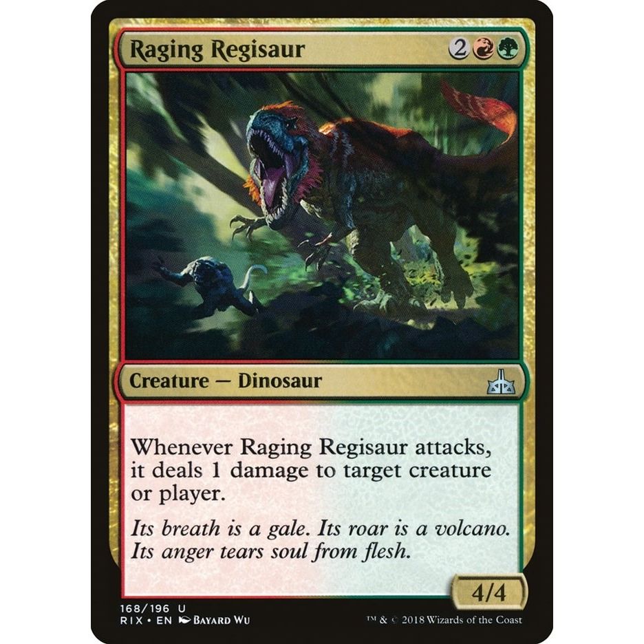 Image for Raging Regisaur (168) (RIX) - Magic: The Gathering