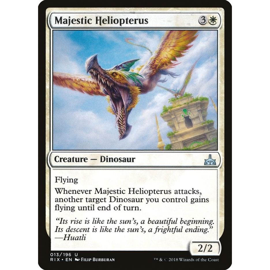 Image for Majestic Heliopterus (13) (RIX) - Magic: The Gathering