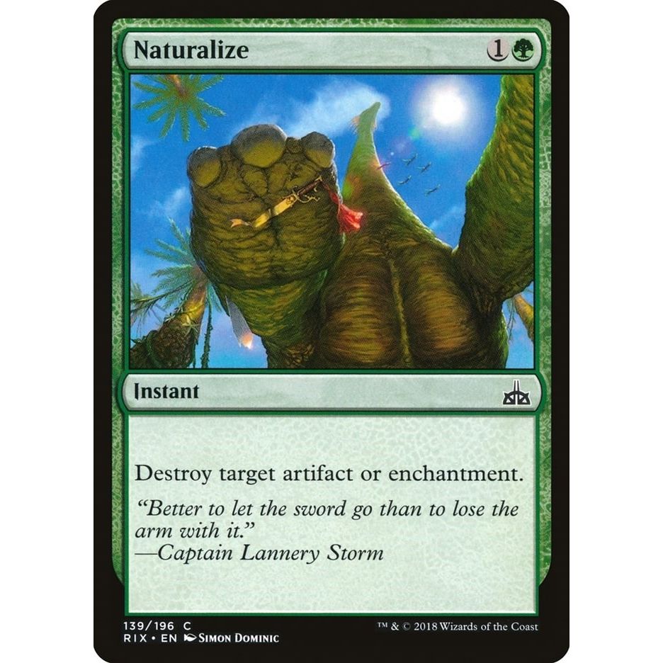 Image for Naturalize (139) (RIX) - Magic: The Gathering
