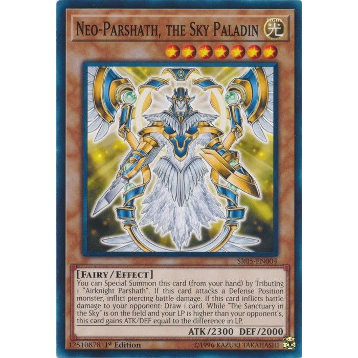 Image for Neo-Parshath, the Sky Paladin (SR05-EN004) (SDWL) - YuGiOh