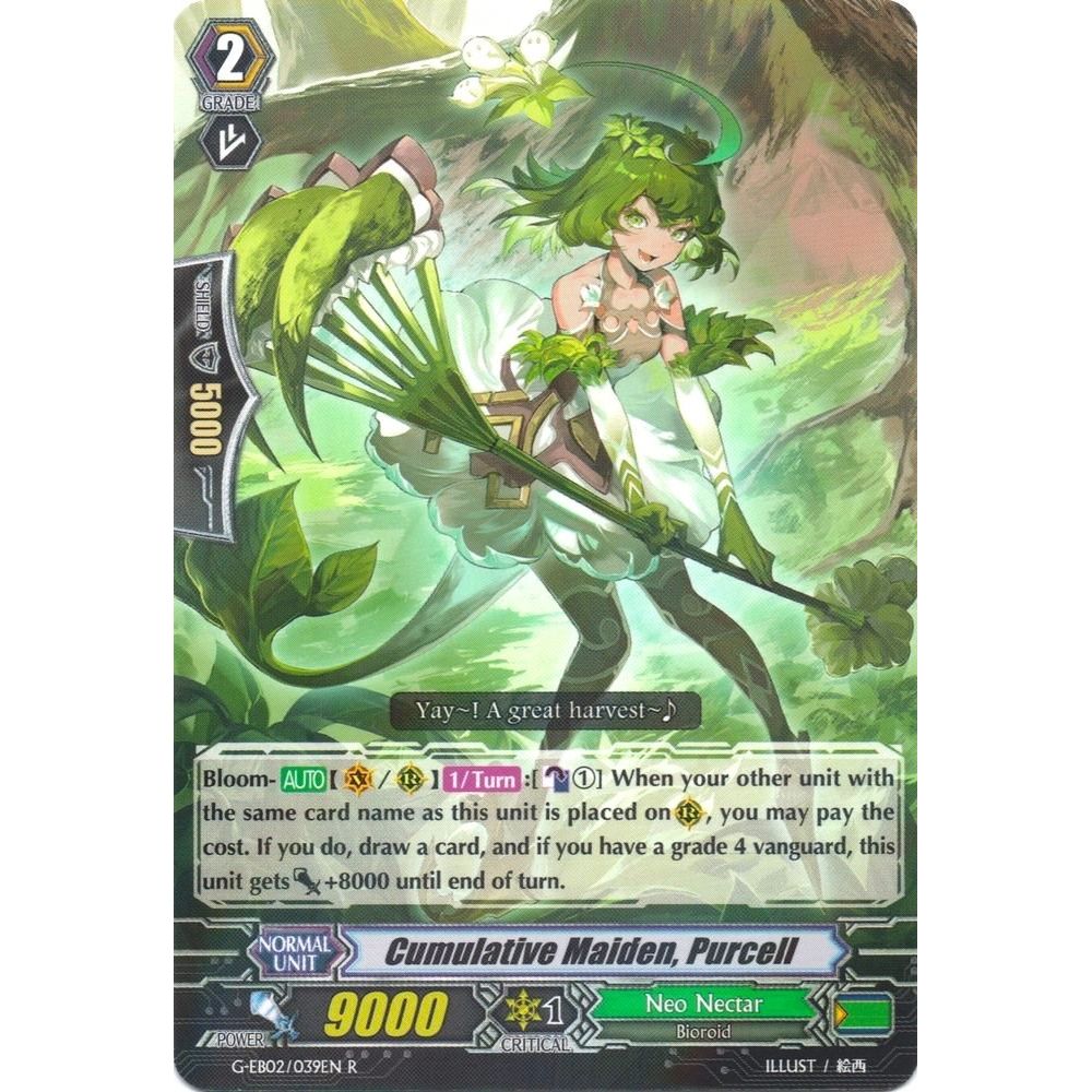 Image for Cumulative Maiden, Purcell (G-EB02/039EN) (G-EB02) - Cardfight Vanguard
