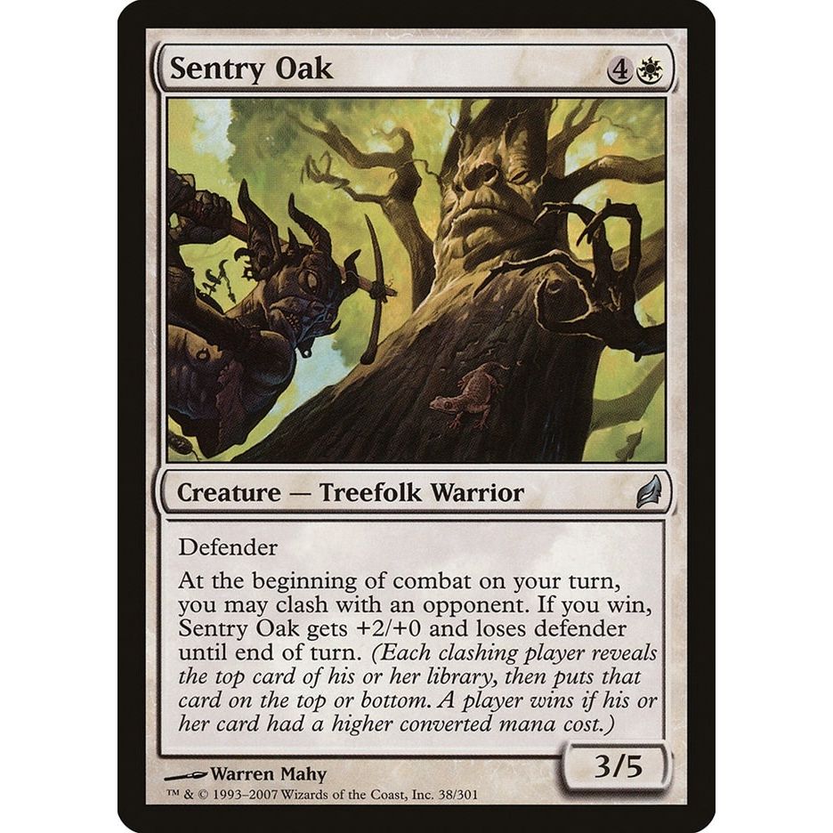 Image for Sentry Oak (38) (LRW) - Magic: The Gathering