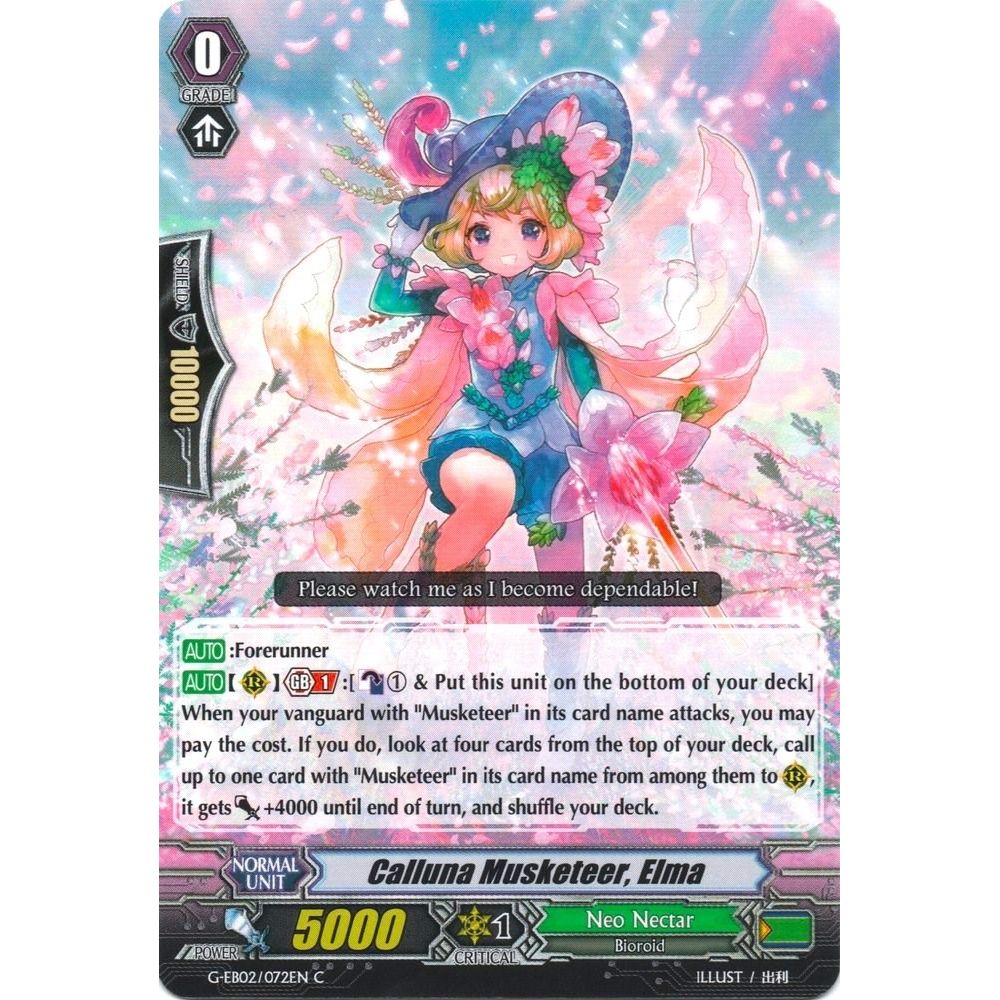 Image for Calluna Musketeer, Elma (G-EB02/072EN) (G-EB02) - Cardfight Vanguard