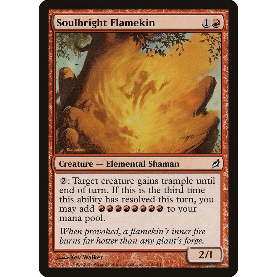 Image for Soulbright Flamekin (190) (LRW) - Magic: The Gathering