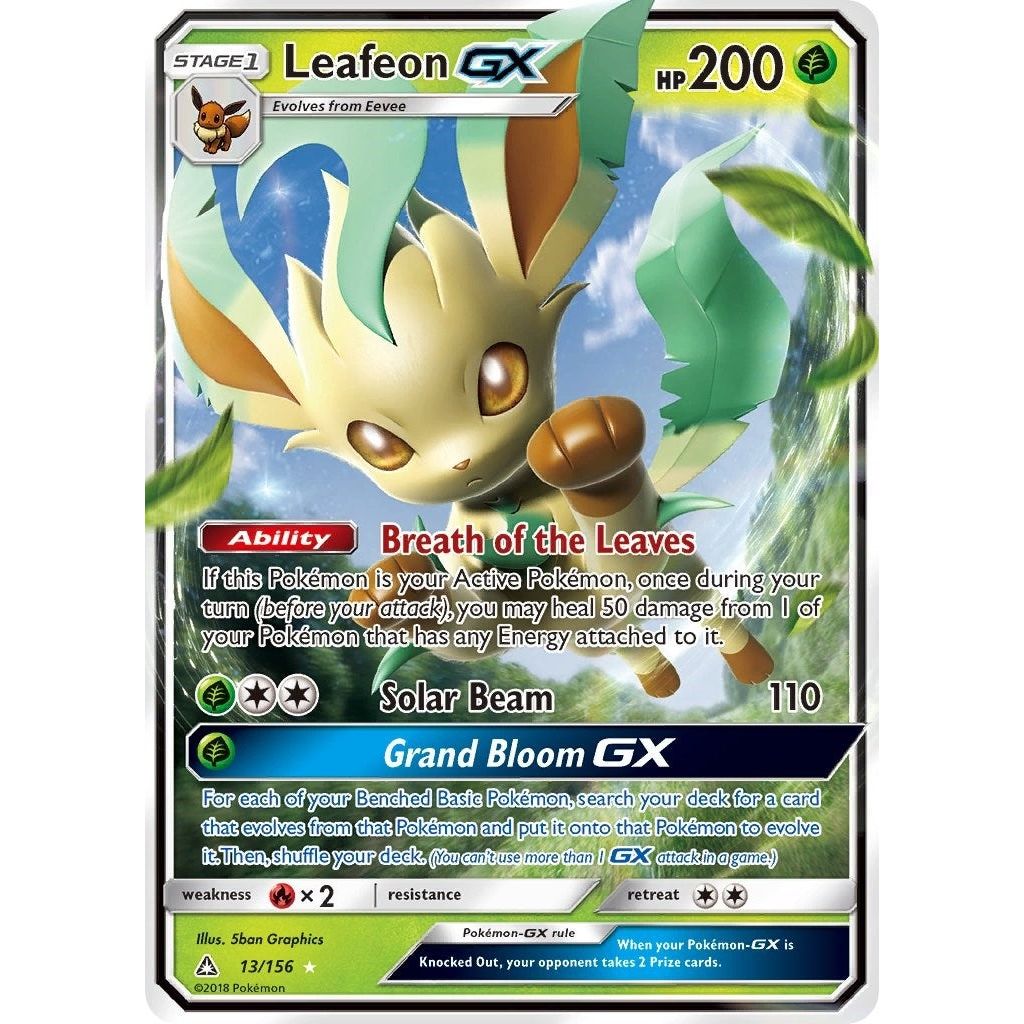 Image for Leafeon GX (13/156) (SM05) - Pokemon