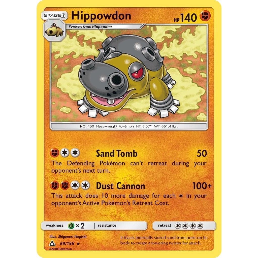 Image for Hippowdon (69/156) (SM05) - Pokemon