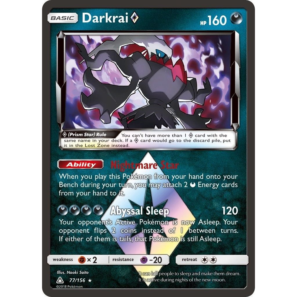 Image for Darkrai Prism Star (77/156) (SM05) - Pokemon