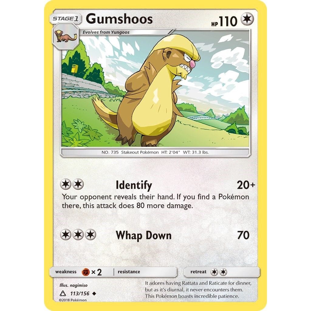Image for Gumshoos (113/156) (SM05) - Pokemon