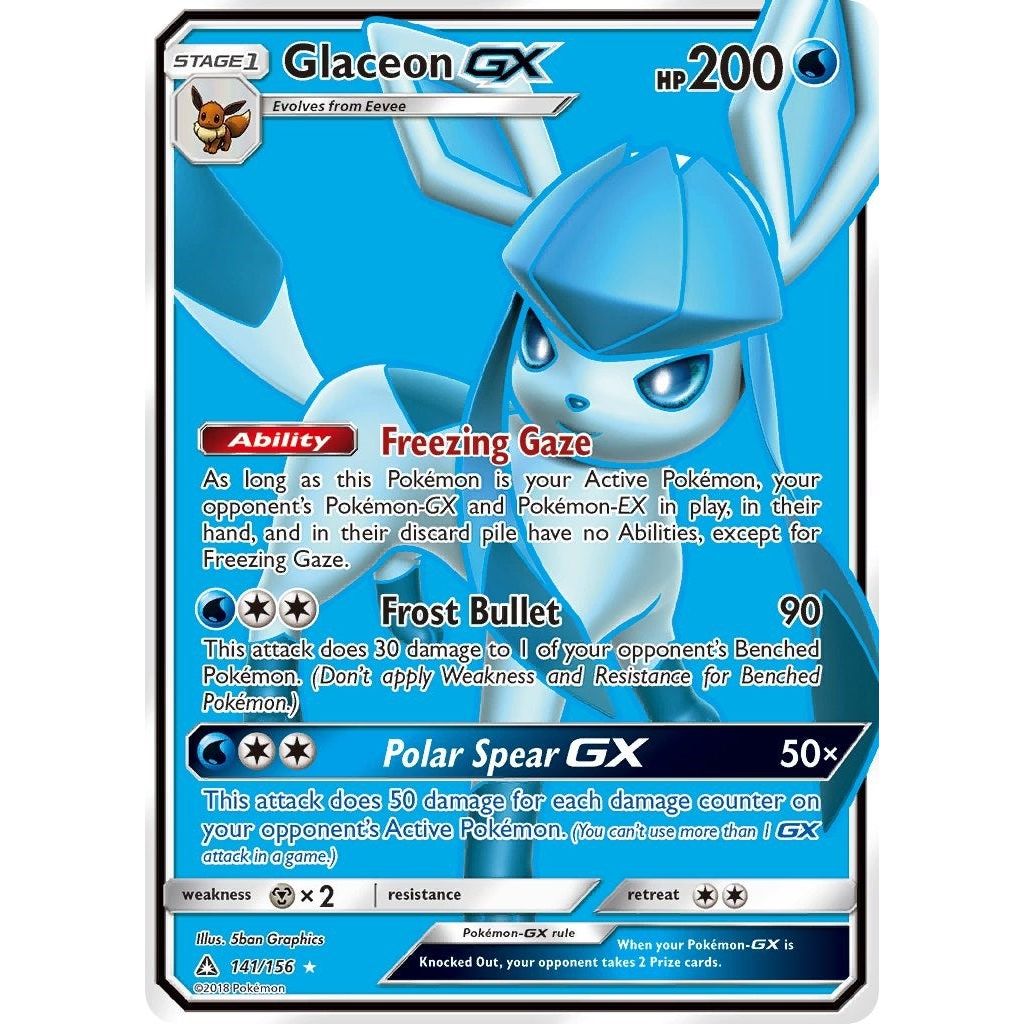 Image for Glaceon GX (Full Art) (141/156) (SM05) - Pokemon