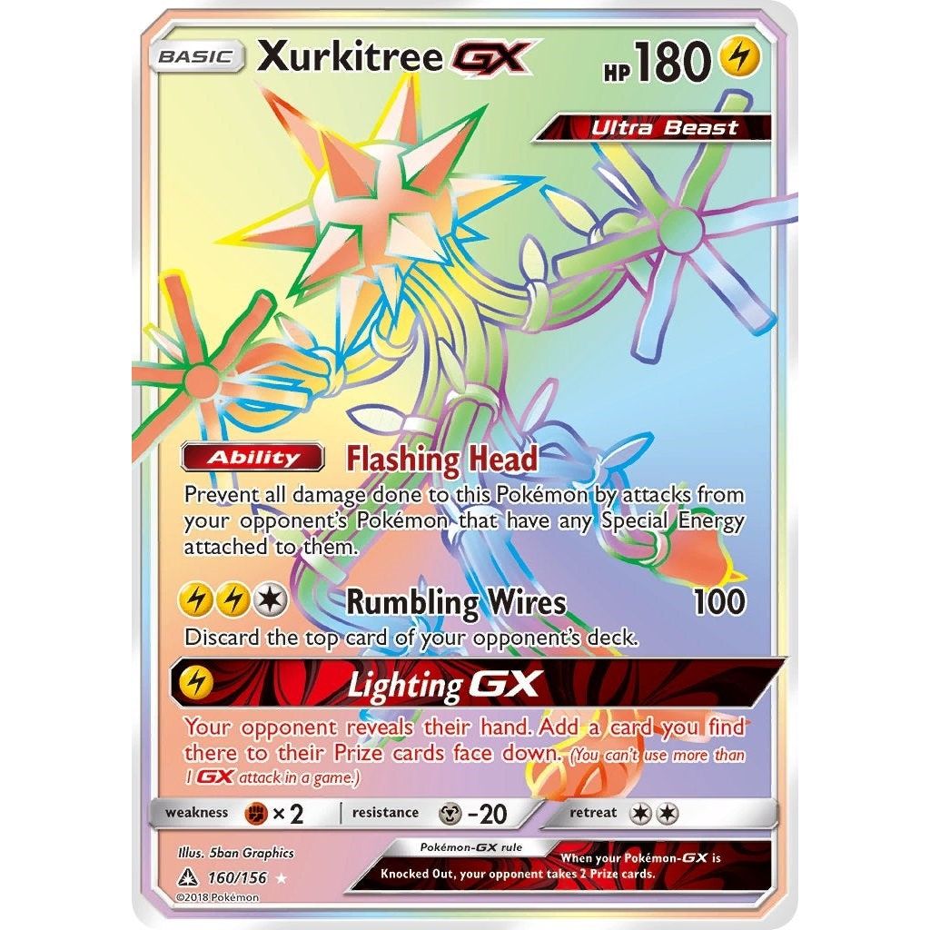 Image for Xurkitree GX (Secret Rare) (160/156) (SM05) - Pokemon