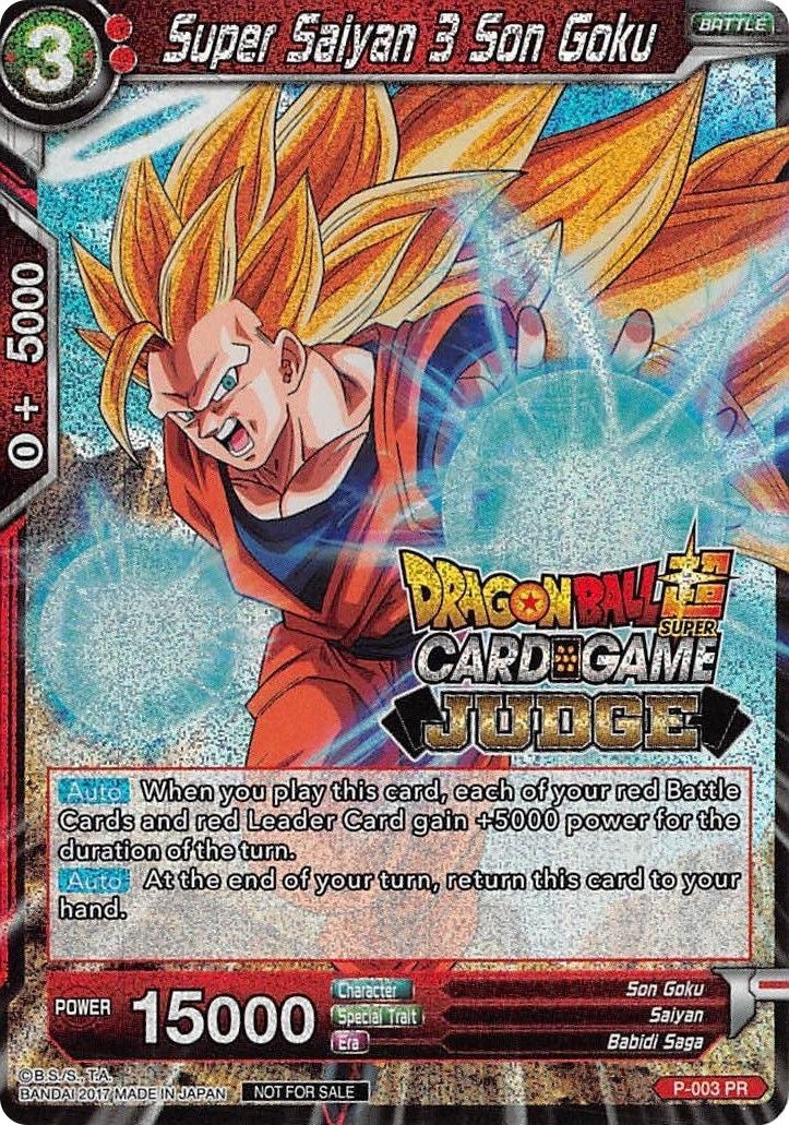 Image for Super Saiyan 3 Son Goku (P-003) (JPR) - Dragon Ball Super: Masters