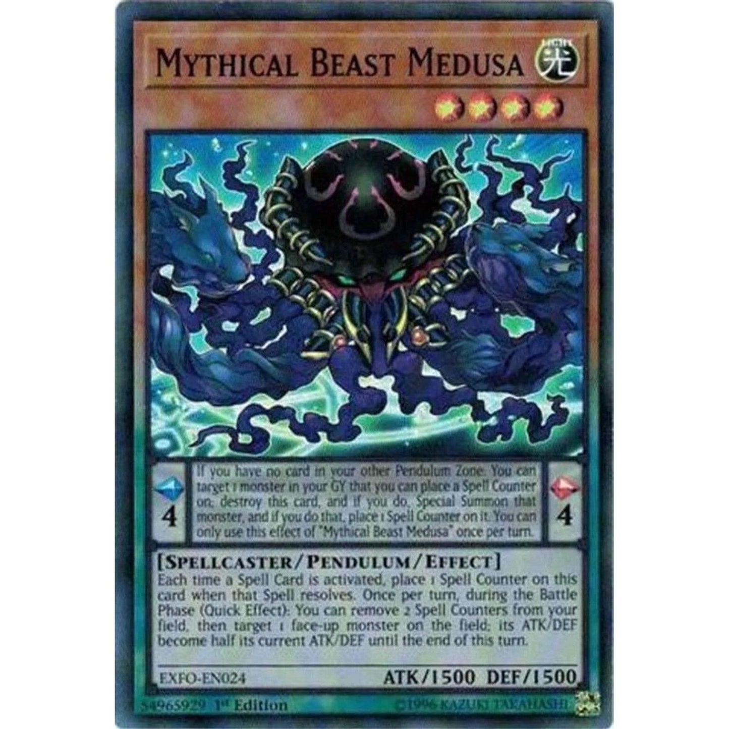 Image for Mythical Beast Medusa (EXFO-EN024) (EXFO) - YuGiOh