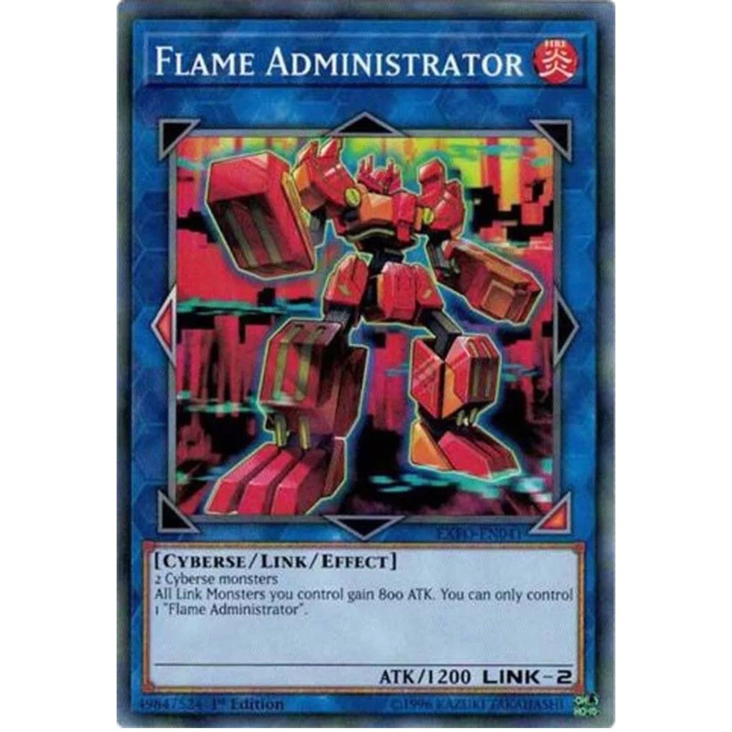 Image for Flame Administrator (EXFO-EN041) (EXFO) - YuGiOh