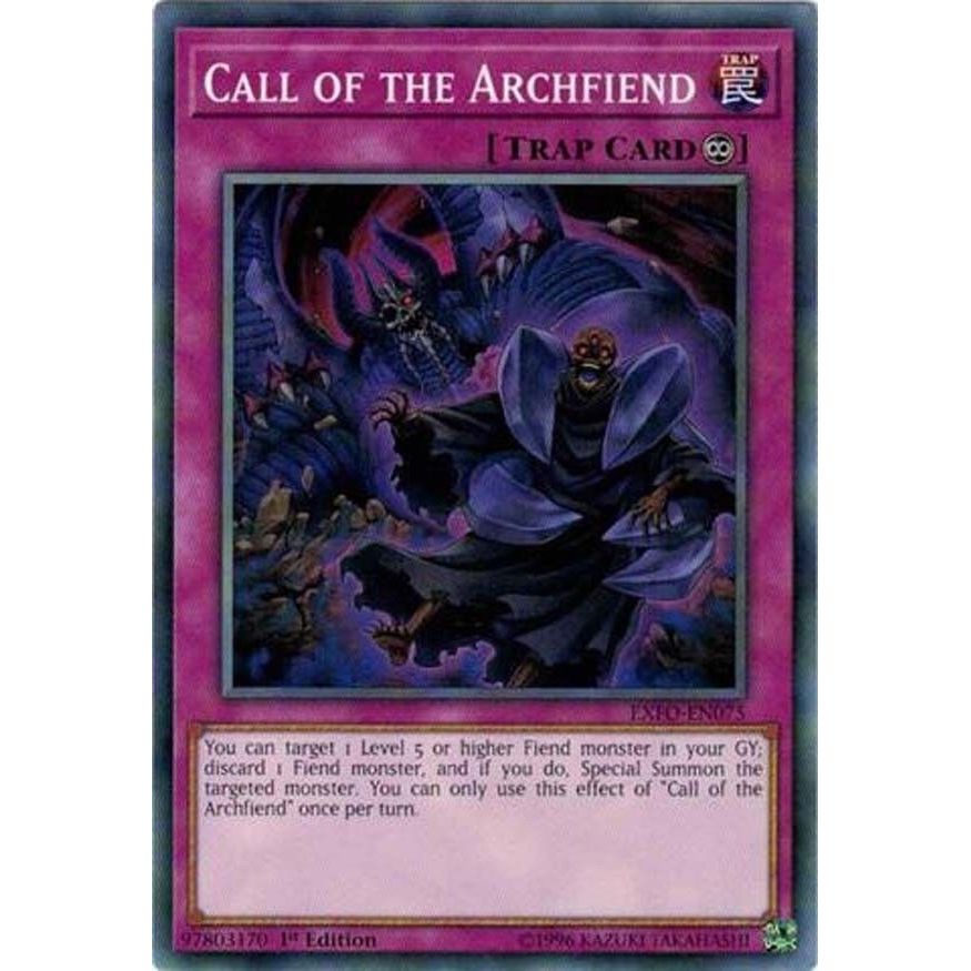 Image for Call of the Archfiend (EXFO-EN075) (EXFO) - YuGiOh