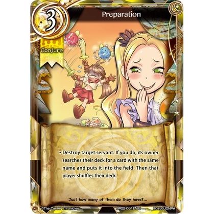 Image for Preparation (BP02-051EN) (BP02) - The Caster Chronicles