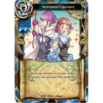Image for Increased Exposure (BP02-060EN) (BP02) - The Caster Chronicles
