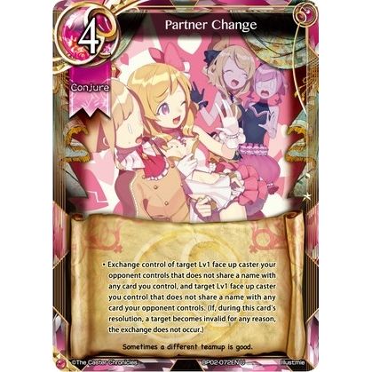 Image for Partner Change (BP02-072EN) (BP02) - The Caster Chronicles