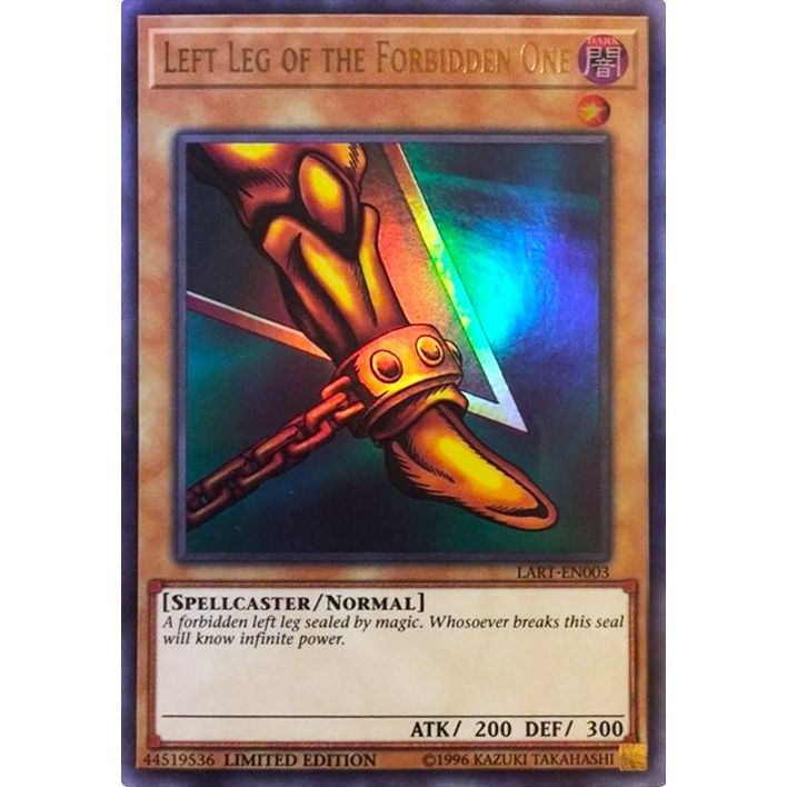 Image for Left Leg of the Forbidden One (LART-EN003) (LART) - YuGiOh
