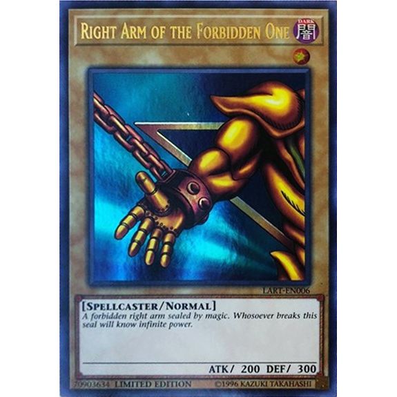 Image for Right Arm of the Forbidden One (LART-EN006) (LART) - YuGiOh