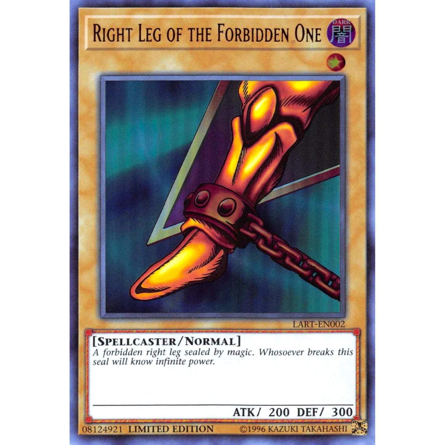 Image for Right Leg of the Forbidden One (LART-EN002) (LART) - YuGiOh