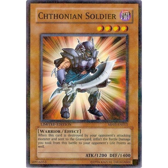 Image for Chthonian Soldier (MF03-EN011) (MF03) - YuGiOh