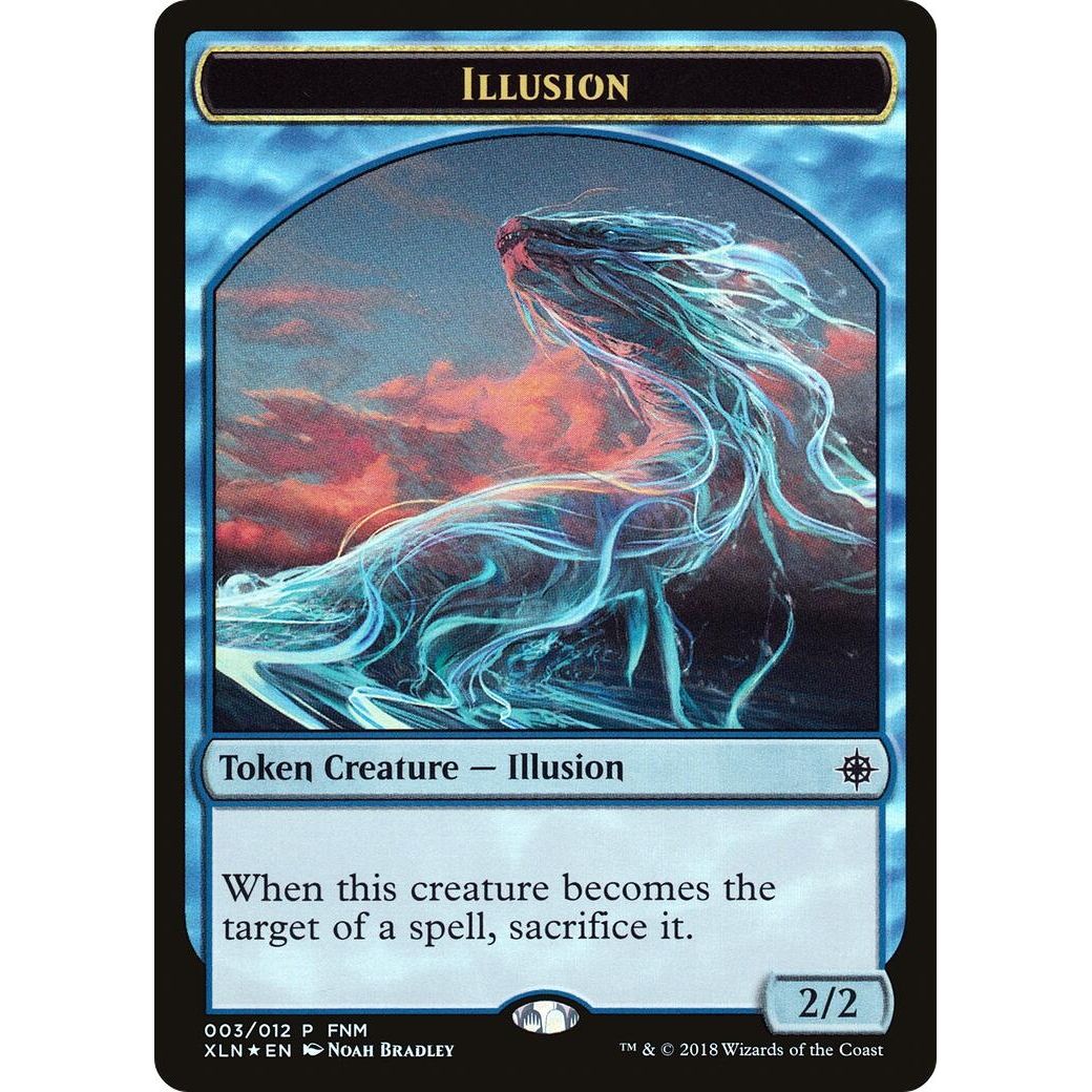 Image for Illusion // Saproling Double-Sided Token (3) (FNM) - Magic: The Gathering