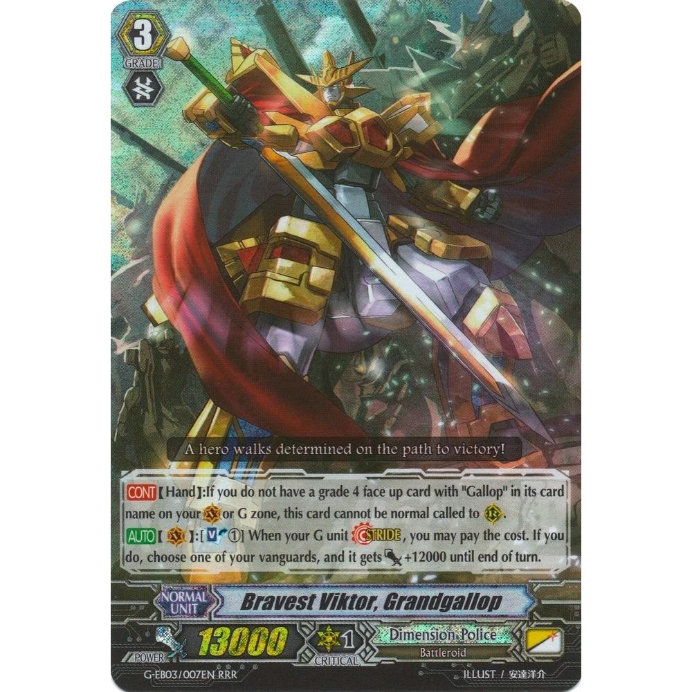 Image for Bravest Viktor, Grandgallop (G-EB03/007EN) (G-EB03) - Cardfight Vanguard