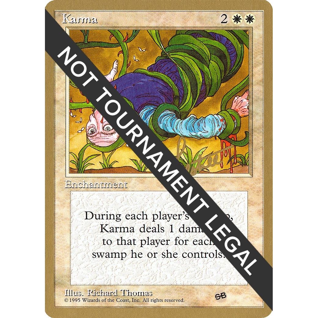 Image for Karma - 1996 Bertrand Lestree (4ED) (SB) (WCD) - Magic: The Gathering