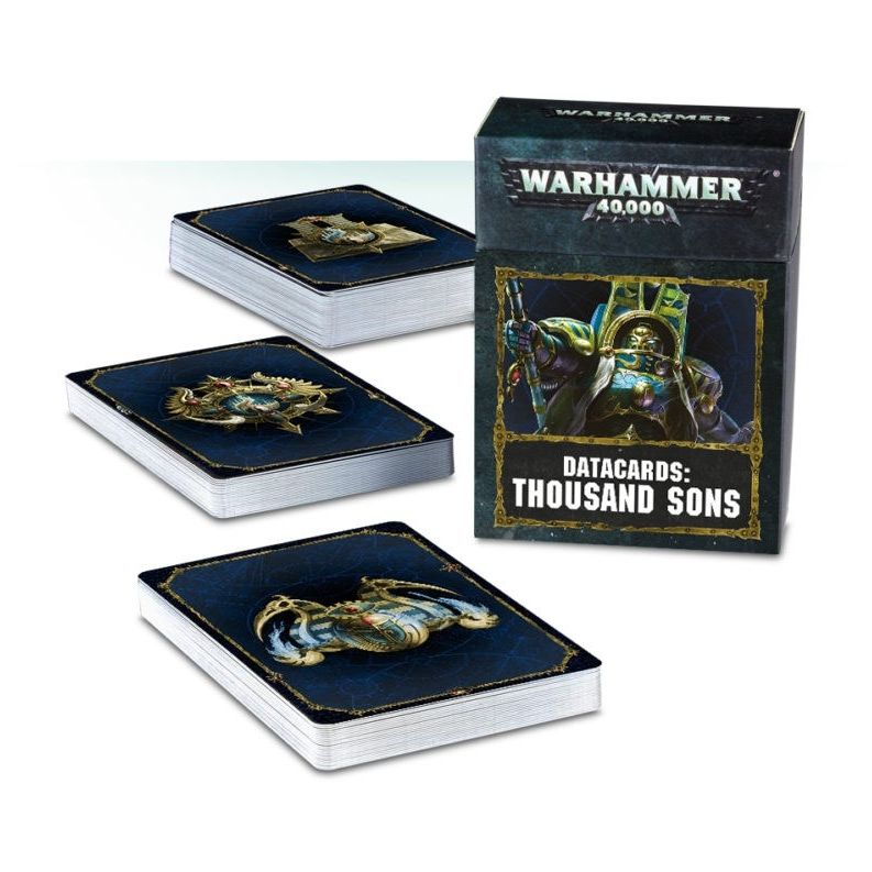 Image for Warhammer: 40K - Datacards: Thousand Sons - Warhammer Game Accessories