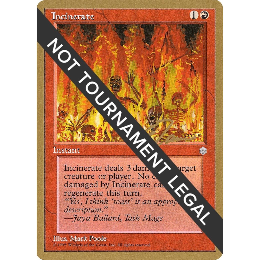 Image for Incinerate - 1996 Eric Tam (ICE) (WCD) - Magic: The Gathering