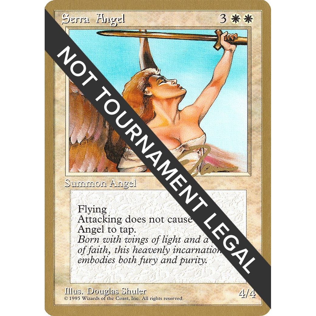 Image for Serra Angel - 1996 Eric Tam (4ED) (WCD) - Magic: The Gathering