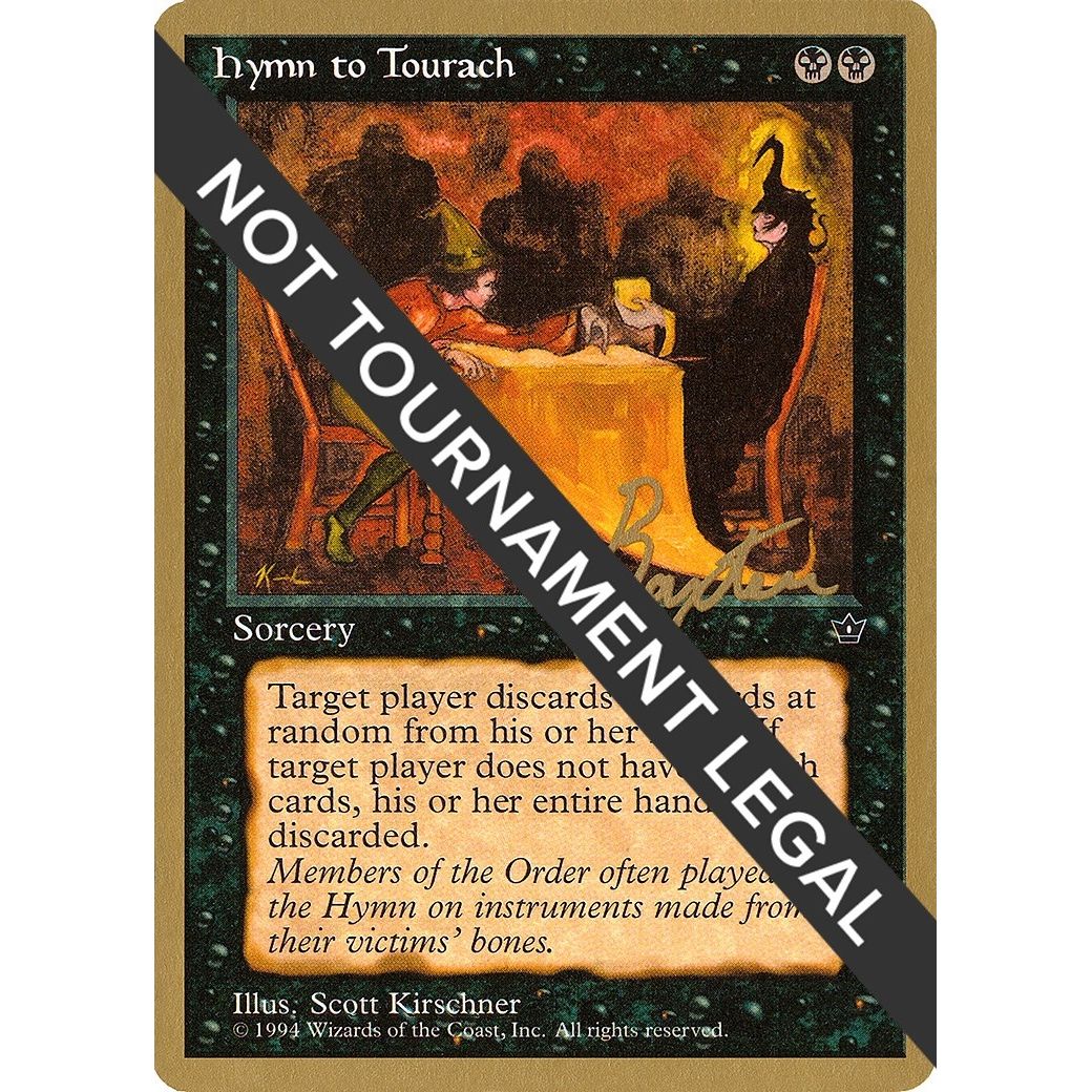 Image for Hymn to Tourach (Table) - 1996 George Baxter (FEM) (WCD) - Magic: The Gathering
