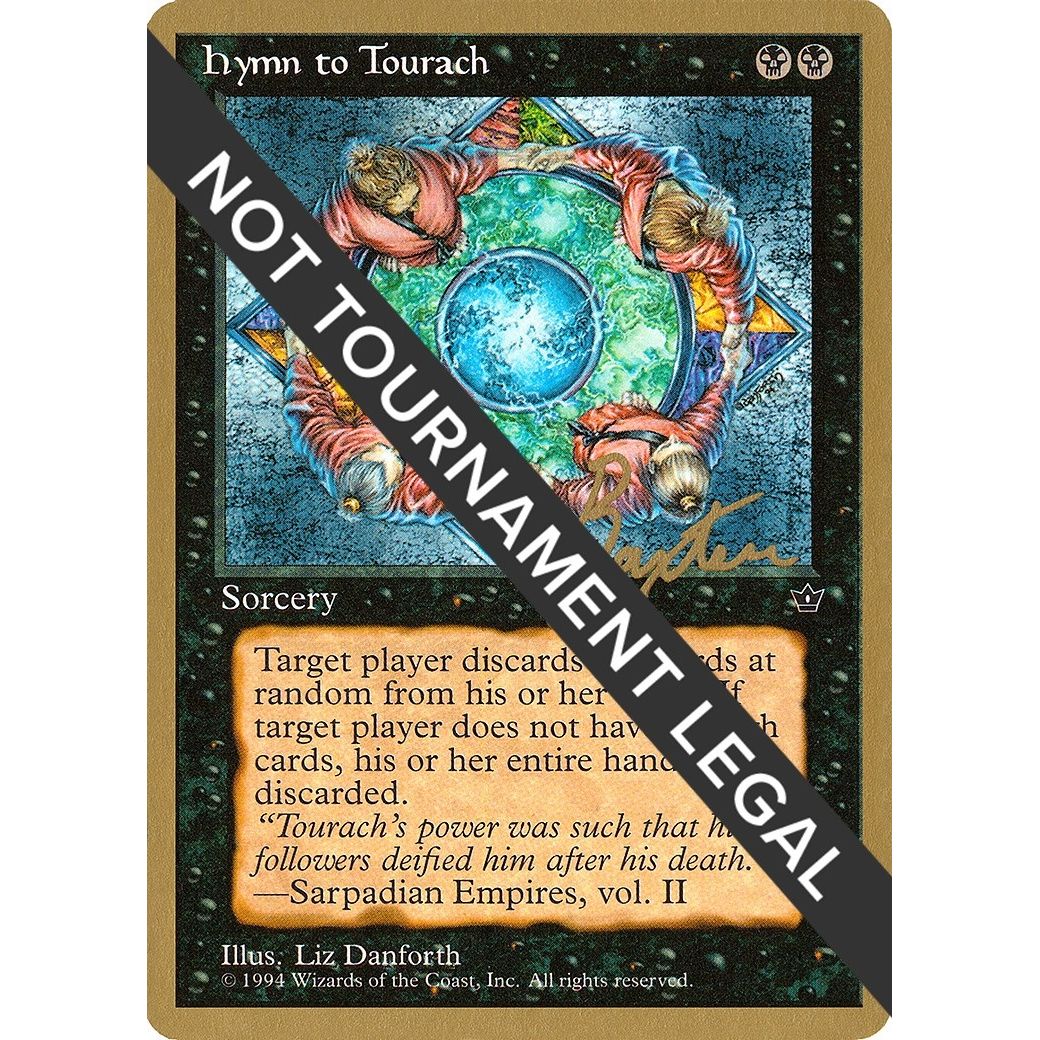 Image for Hymn to Tourach (Circle) - 1996 George Baxter (FEM) (WCD) - Magic: The Gathering
