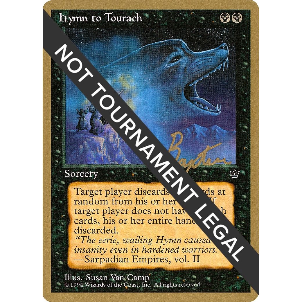 Image for Hymn to Tourach (Wolf) - 1996 George Baxter (FEM) (WCD) - Magic: The Gathering