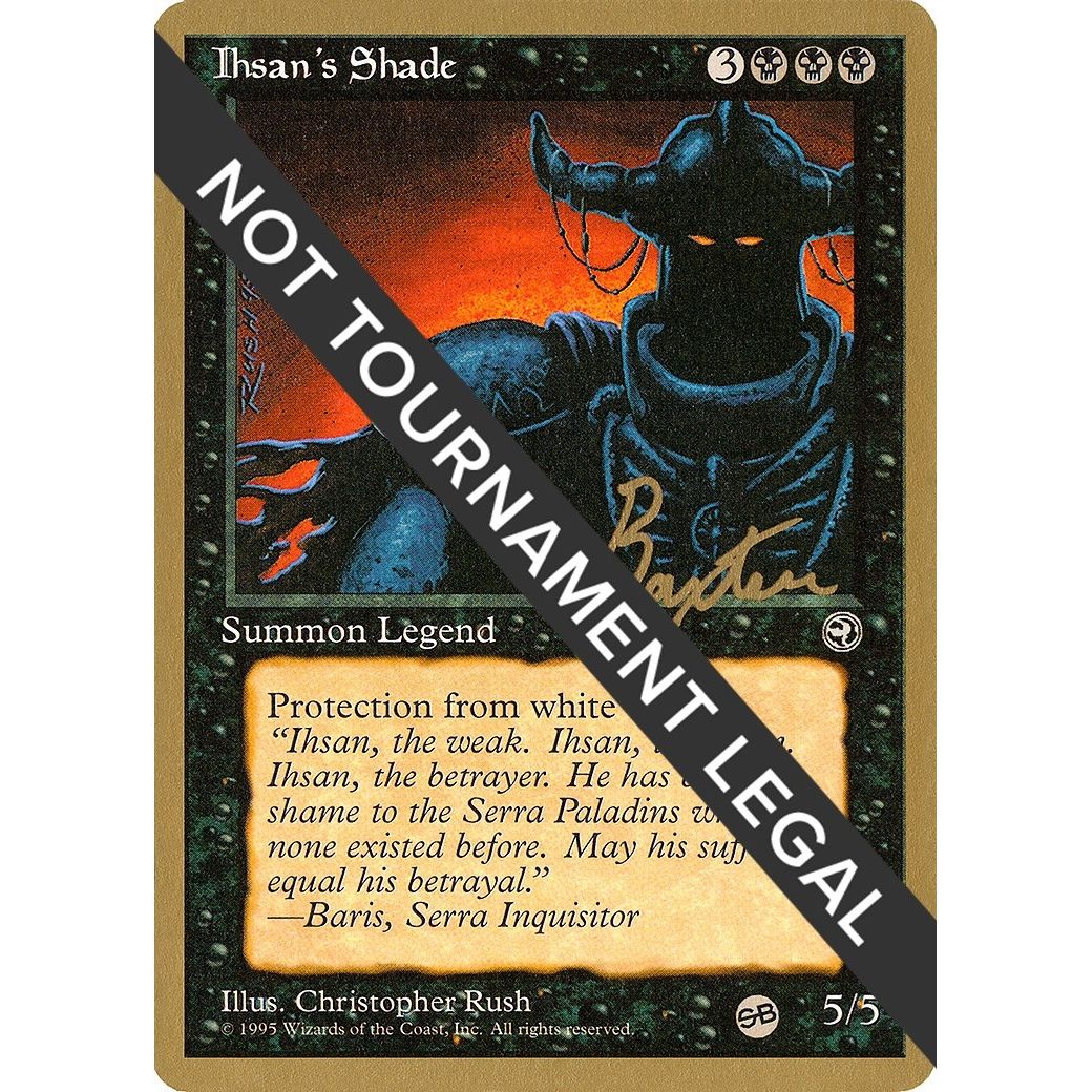 Image for Ihsan's Shade - 1996 George Baxter (HML) (SB) (WCD) - Magic: The Gathering