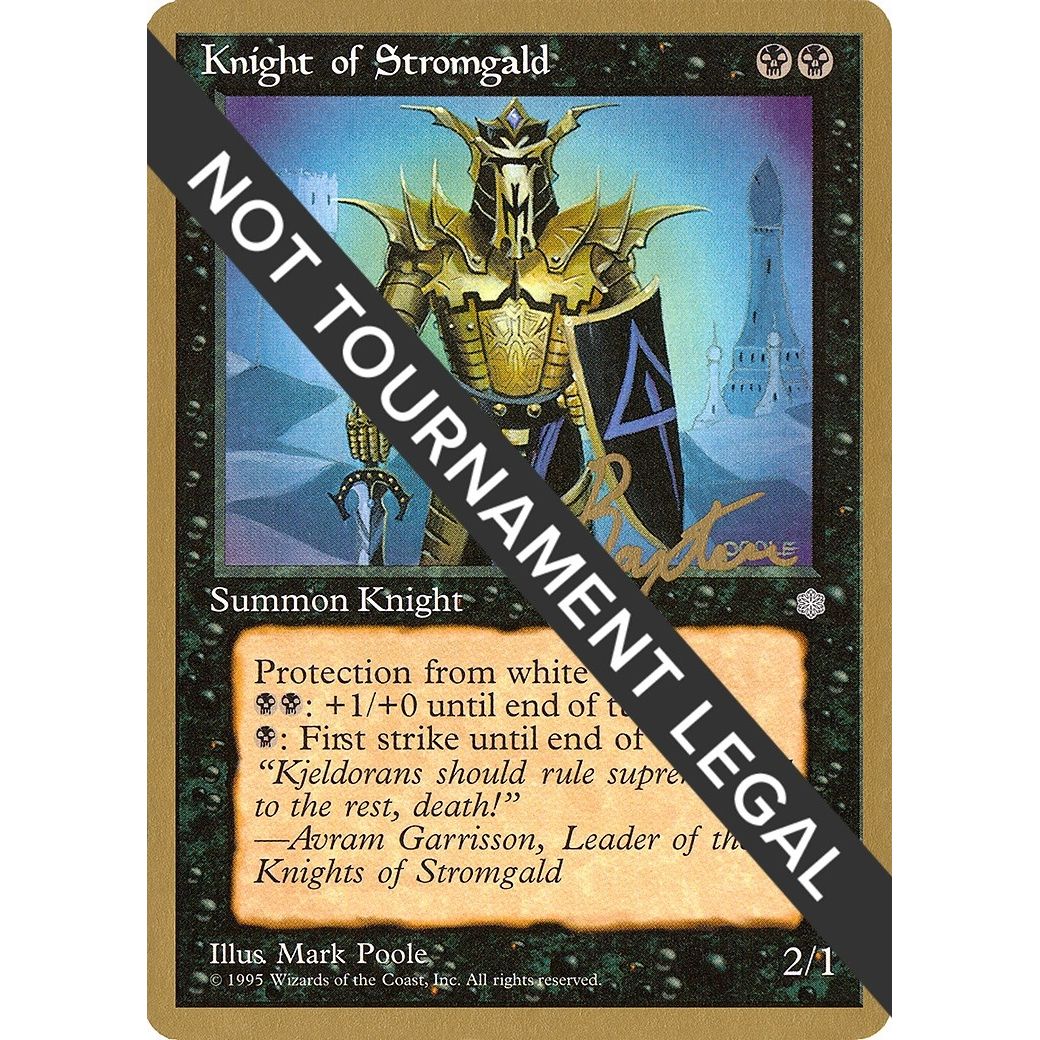 Image for Knight of Stromgald - 1996 George Baxter (ICE) (WCD) - Magic: The Gathering
