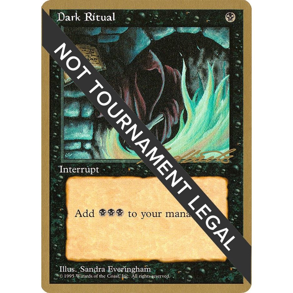 Image for Dark Ritual - 1996 Leon Lindback (4ED) (WCD) - Magic: The Gathering