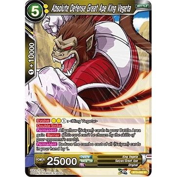 Image for Absolute Defense Great Ape King Vegeta (BT3-092) (DBS-B03) - Dragon Ball Super: Masters