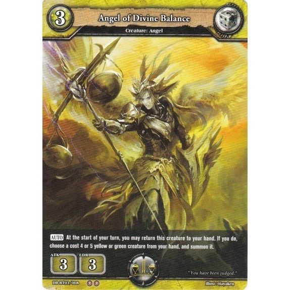 Image for Angel of Divine Balance (DB-BT03/008) (BP03) - Dragoborne