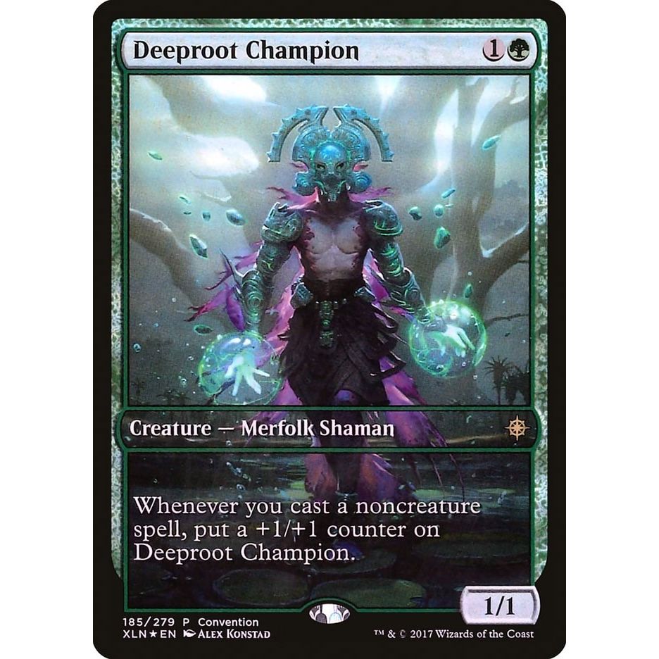 Image for Deeproot Champion (2018 Convention Exclusive) (185) (MEDIA) - Magic: The Gathering
