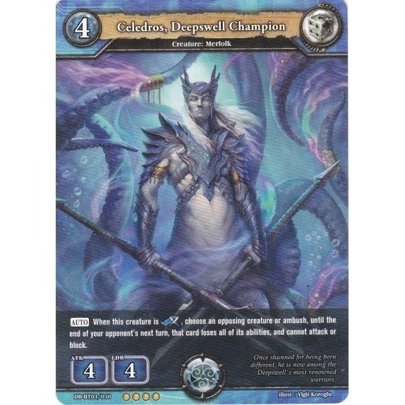 Image for Celedros, Deepswell Champion (DB-BT03/050) (BP03) - Dragoborne