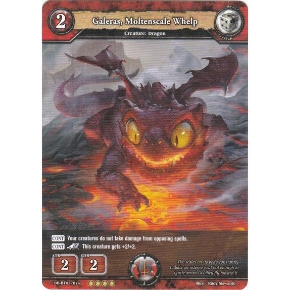 Image for Galeras, Moltenscale Whelp (DB-BT03/074) (BP03) - Dragoborne
