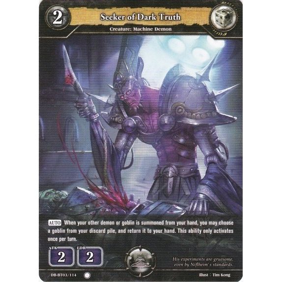 Image for Seeker of Dark Truth (DB-BT03/114) (BP03) - Dragoborne