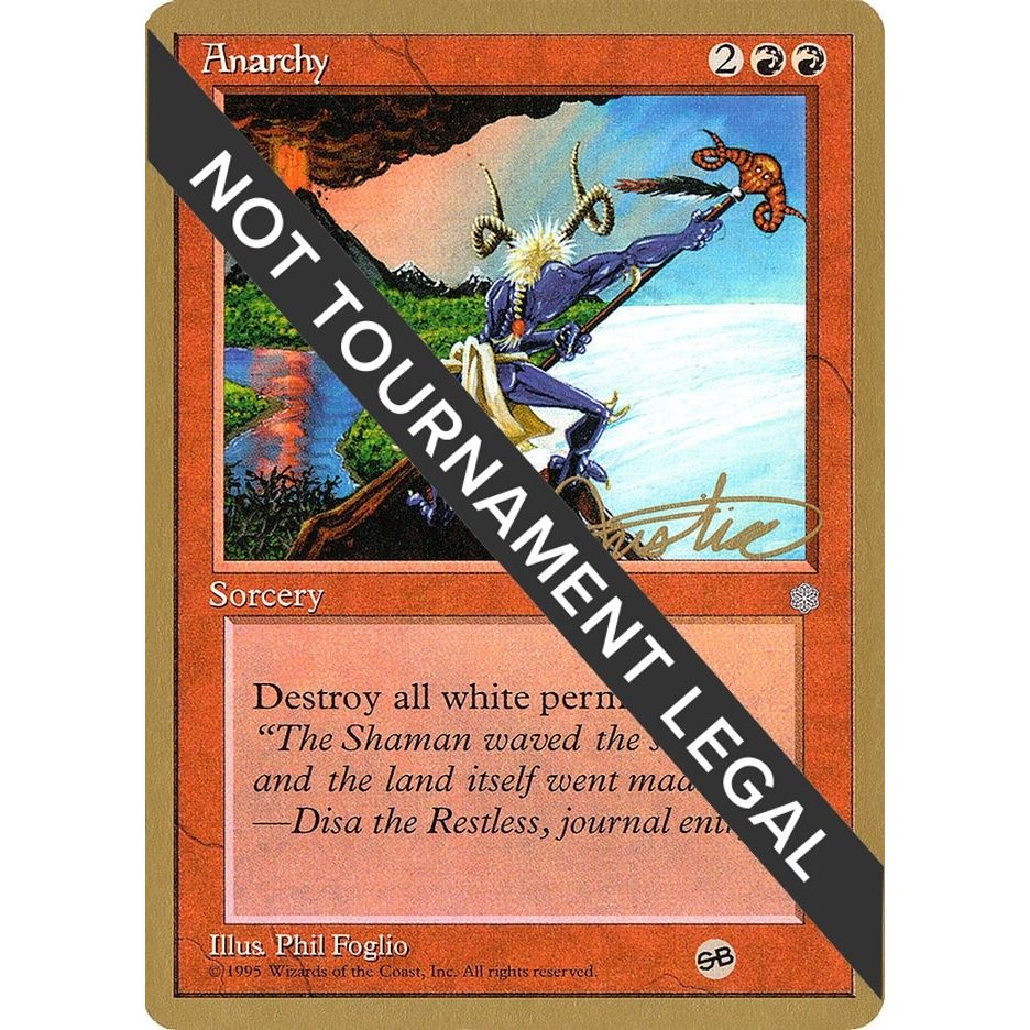Image for Anarchy - 1996 Mark Justice (ICE) (SB) (WCD) - Magic: The Gathering
