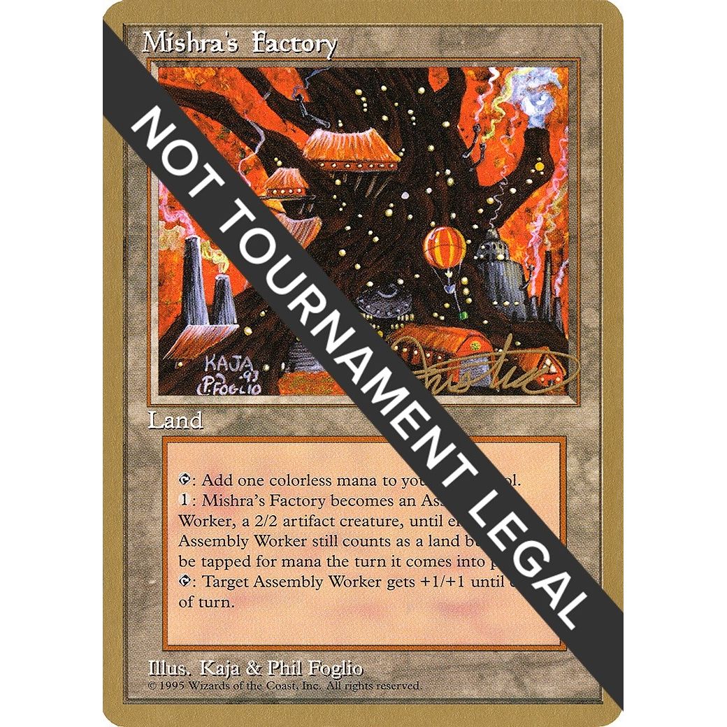 Image for Mishra's Factory - 1996 Mark Justice (4ED) (WCD) - Magic: The Gathering