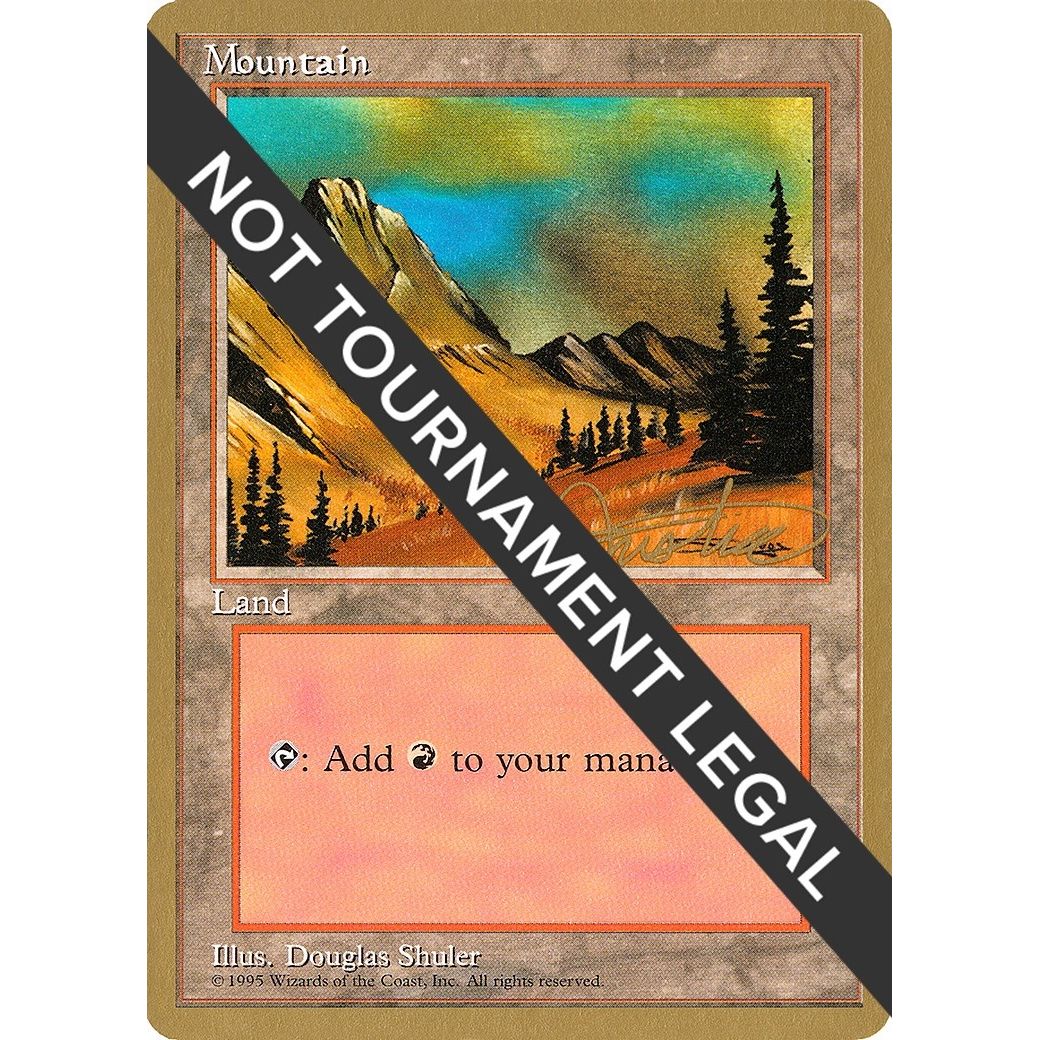 Image for Mountain (C) - 1996 Mark Justice (4ED) (WCD) - Magic: The Gathering